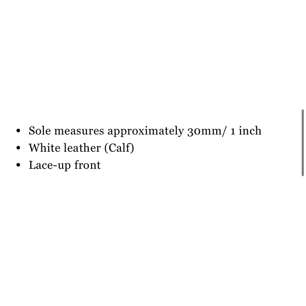 NWB SAINT LAURENT White Gym Leather Sneakers 39/9 - Picture 5 of 9
